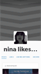 Mobile Screenshot of ninalikes.tumblr.com