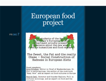 Tablet Screenshot of europeanfoodproject.tumblr.com