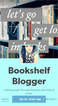 Mobile Screenshot of bookshelfblogger.tumblr.com