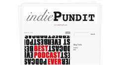 Desktop Screenshot of indiepundit.tumblr.com