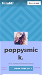 Mobile Screenshot of poppysmick.tumblr.com