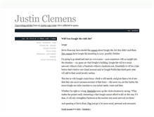 Tablet Screenshot of justinclemens.tumblr.com