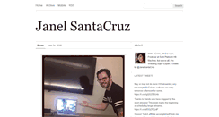 Desktop Screenshot of janelsantacruz.tumblr.com