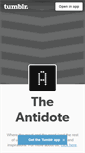 Mobile Screenshot of antidoteldn.tumblr.com