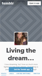 Mobile Screenshot of livingthedreamofgod.tumblr.com