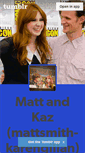 Mobile Screenshot of mattsmith-karengillan.tumblr.com