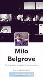 Mobile Screenshot of milobelgrove.tumblr.com