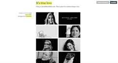 Desktop Screenshot of itstruelove.tumblr.com