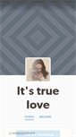 Mobile Screenshot of itstruelove.tumblr.com