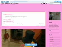 Tablet Screenshot of pinkhairedlesbianadventures.tumblr.com