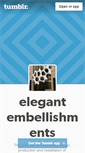 Mobile Screenshot of elegantembellishments.tumblr.com