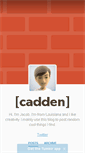 Mobile Screenshot of cadden.tumblr.com