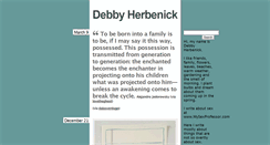 Desktop Screenshot of debbyherbenick.tumblr.com