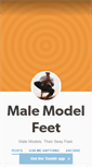 Mobile Screenshot of malemodelfeet.tumblr.com