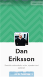 Mobile Screenshot of daneriksson.tumblr.com