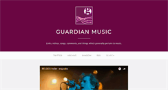 Desktop Screenshot of guardianmusic.tumblr.com