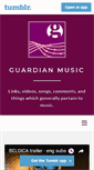 Mobile Screenshot of guardianmusic.tumblr.com