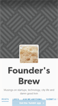 Mobile Screenshot of foundersbrew.tumblr.com