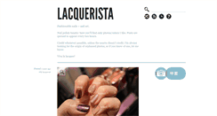 Desktop Screenshot of lacquerista.tumblr.com