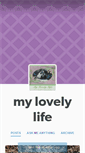 Mobile Screenshot of mylovelylife.tumblr.com