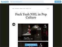 Tablet Screenshot of nhlinpopculture.tumblr.com