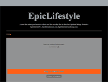 Tablet Screenshot of epiclifestylecrew.tumblr.com