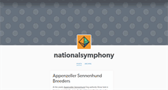 Desktop Screenshot of nationalsymphony.tumblr.com