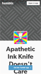 Mobile Screenshot of apatheticinkknife.tumblr.com