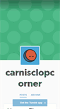 Mobile Screenshot of carnisclopcorner.tumblr.com