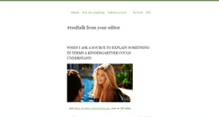 Desktop Screenshot of editorrealtalk.tumblr.com