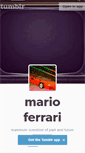 Mobile Screenshot of marioferrari.tumblr.com