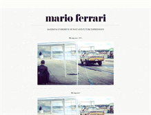 Tablet Screenshot of marioferrari.tumblr.com