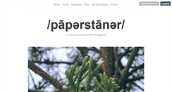 Desktop Screenshot of paperstainer.tumblr.com