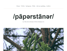 Tablet Screenshot of paperstainer.tumblr.com