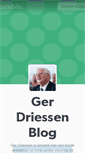 Mobile Screenshot of gerdriessen.tumblr.com