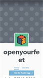 Mobile Screenshot of openyourfeet.tumblr.com