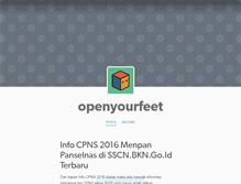 Tablet Screenshot of openyourfeet.tumblr.com