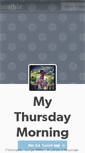 Mobile Screenshot of mythursdaymorning.tumblr.com