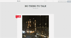 Desktop Screenshot of nothingtotalk.tumblr.com