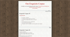 Desktop Screenshot of ourexquisitecorpse.tumblr.com