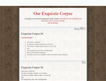 Tablet Screenshot of ourexquisitecorpse.tumblr.com