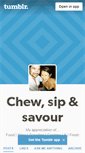 Mobile Screenshot of chewsipandsavour.tumblr.com