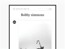 Tablet Screenshot of bobbysimmons.tumblr.com