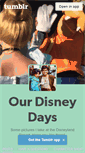 Mobile Screenshot of ourdisneydays.tumblr.com