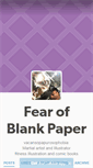 Mobile Screenshot of fearofblankpaper.tumblr.com