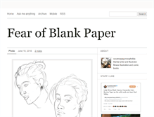 Tablet Screenshot of fearofblankpaper.tumblr.com
