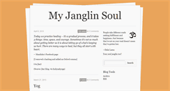 Desktop Screenshot of myjanglinsoul.tumblr.com