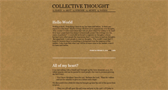 Desktop Screenshot of collectivethought.tumblr.com