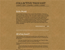 Tablet Screenshot of collectivethought.tumblr.com