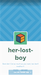 Mobile Screenshot of her-lost-boy.tumblr.com